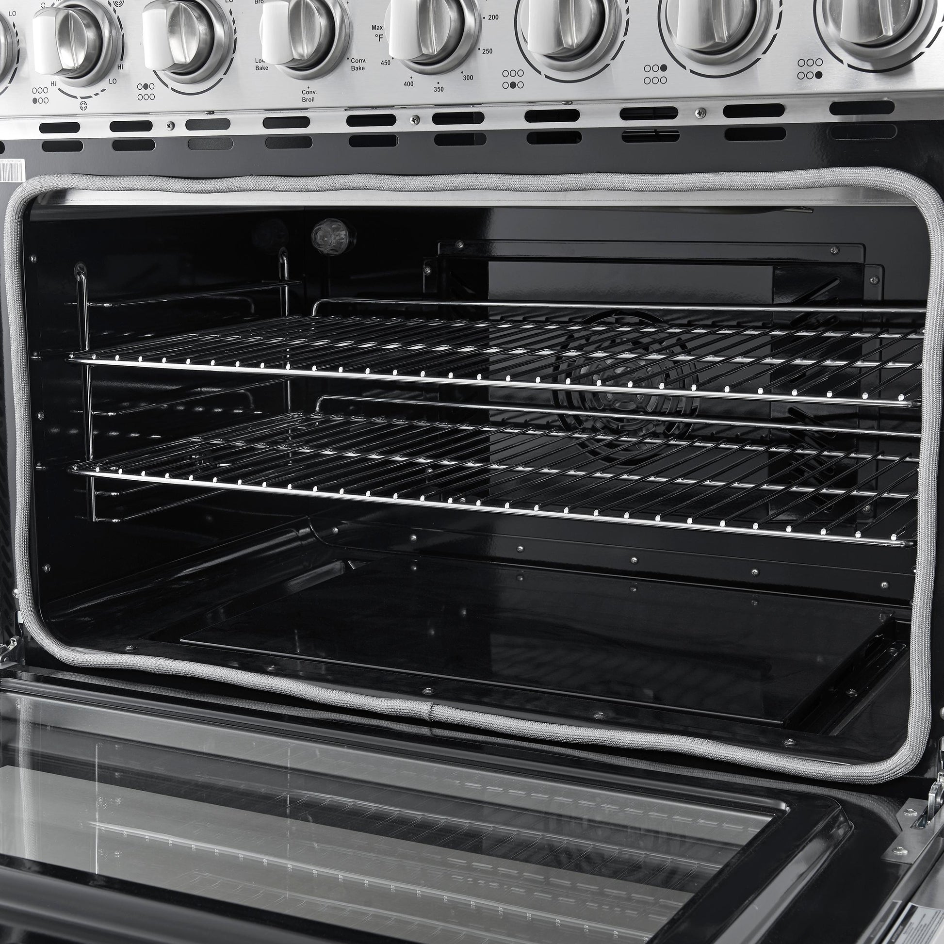 Forno FFSEL601136 Forno Paolo 36 Inch Freestanding Electric Range, Stainless Steel, 5.44 Cu.Ft, True Convection Oven, Energy Efficient