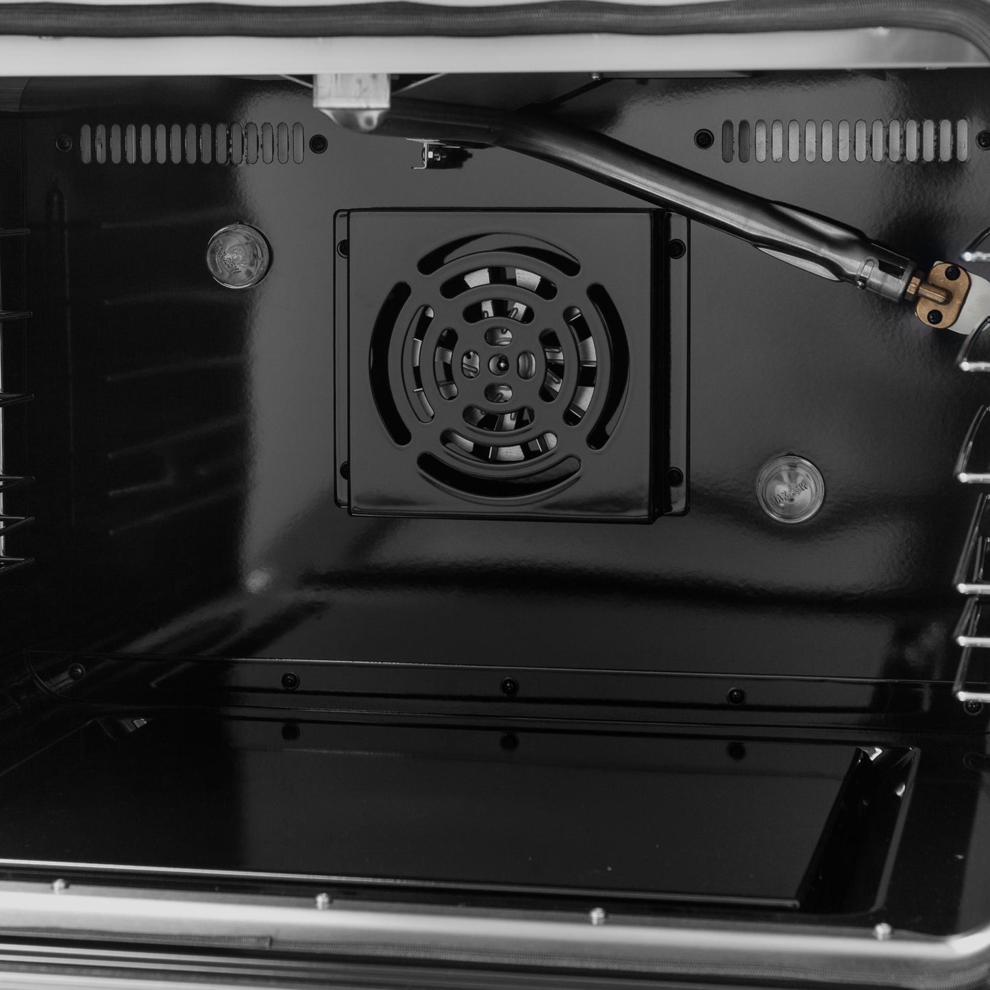 Forno FFSGS644448BLK Forno Galiano 48" Freestanding French Door Gas Range In Black