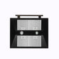 Forno FRHWM509530BLK Forno Aria 30 Inch Wall-Mounted Range Hood In Black