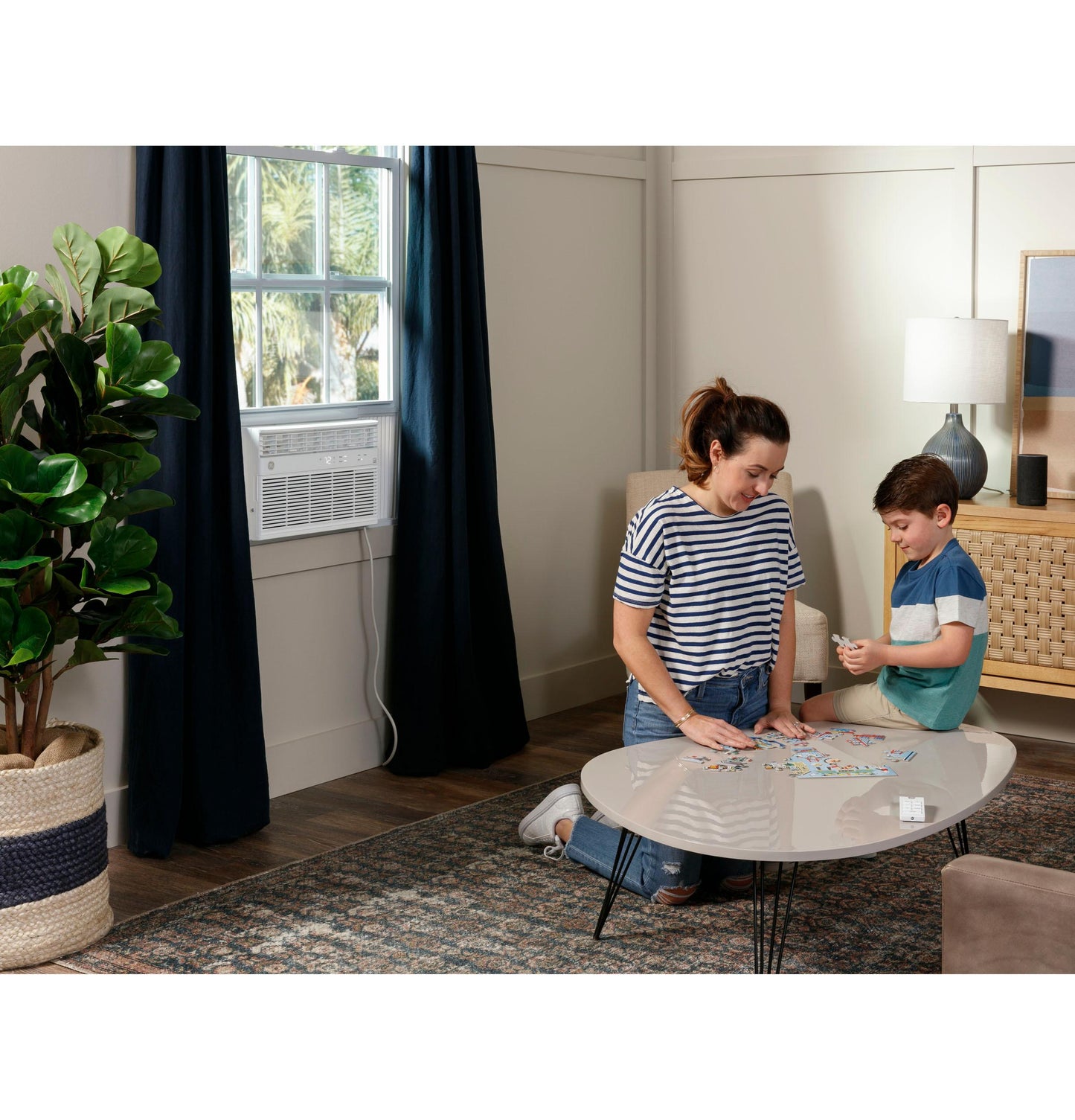 Ge Appliances AHEK10AC Ge® Energy Star® 10,000 Btu Smart Electronic Window Air Conditioner For Medium Rooms Up To 450 Sq. Ft.