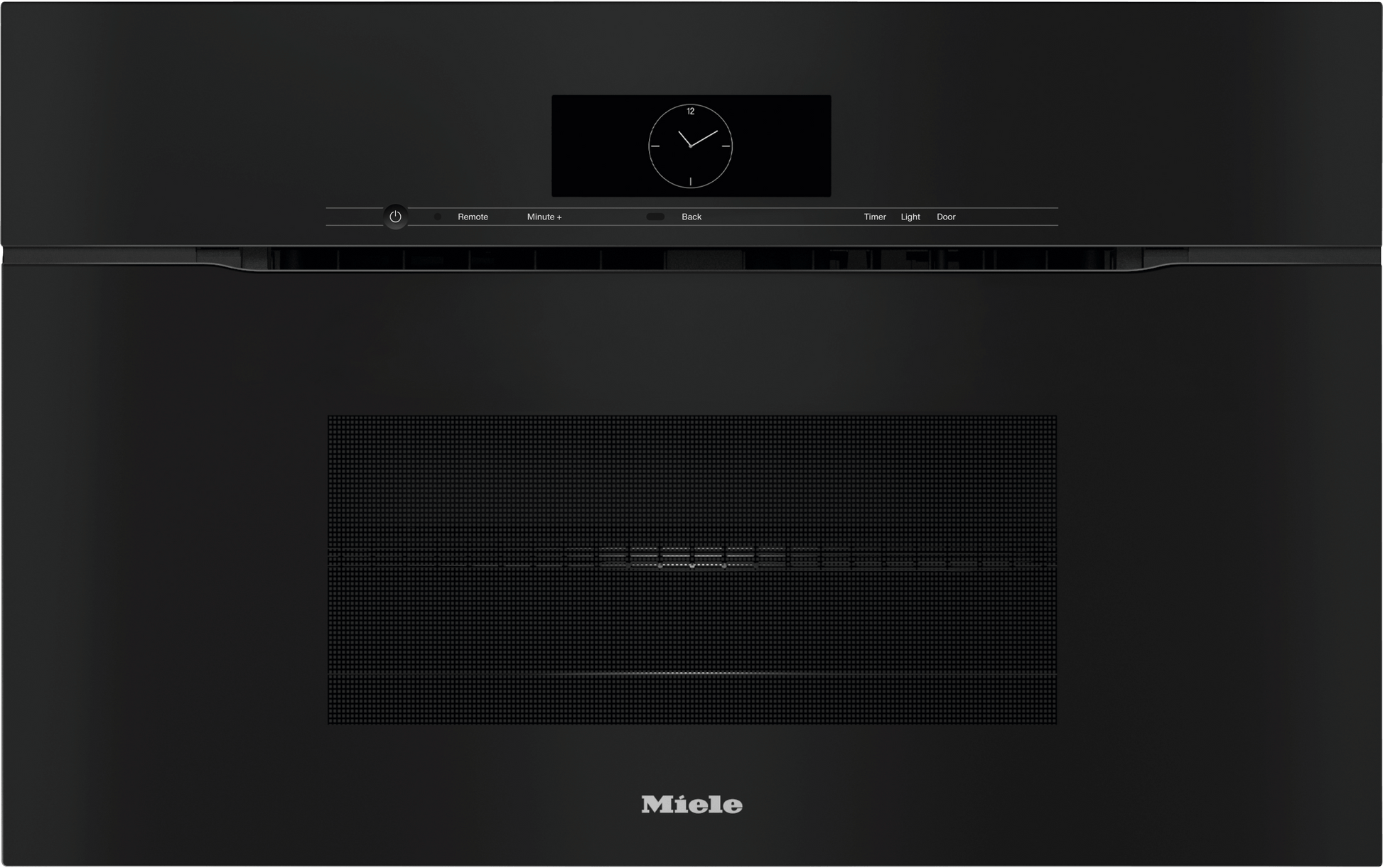 Miele H7870BMXOB H 7870 Bmx Obsidian Black - 30" Handleless Compact Speed Oven In A Perfectly Combinable Design With Automatic Programs And Roast Probe.