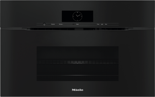 Miele H7870BMXOB H 7870 Bmx Obsidian Black - 30" Handleless Compact Speed Oven In A Perfectly Combinable Design With Automatic Programs And Roast Probe.