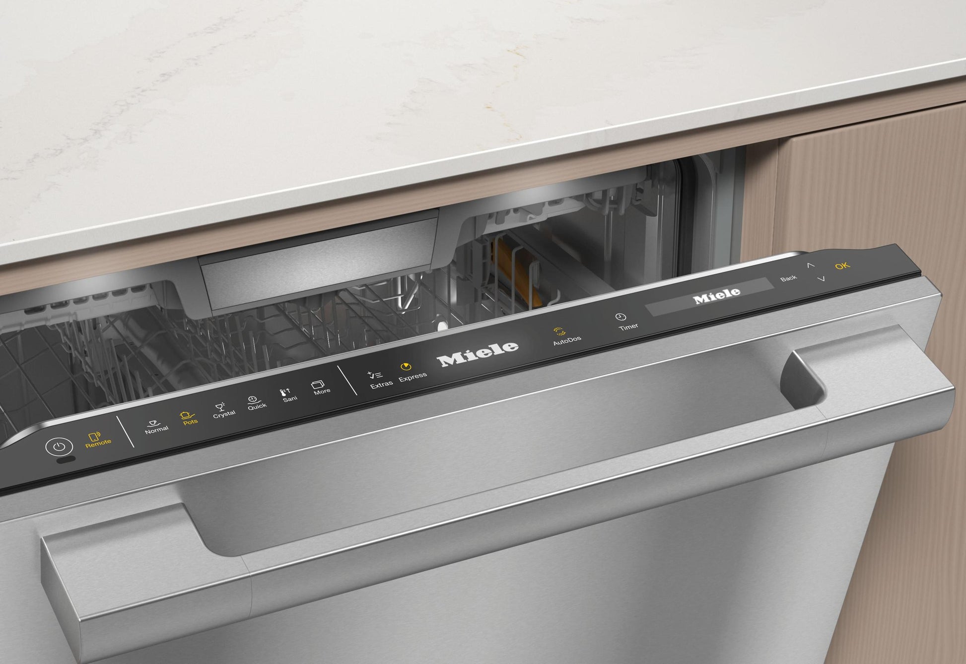 Miele G7766SCVISF G 7766 Scvi Sf Autodos - Fully-Integrated, Full-Size Dishwasher With Automatic Dispensing Thanks To Autodos With Integrated Powerdisk.