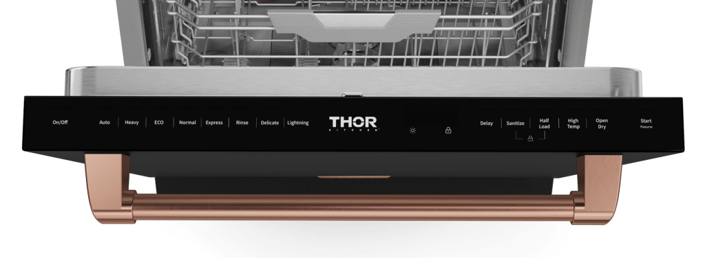 Thor Kitchen DW24X8BA00RSG 24 Inch Dishwasher Matte Black/Rose Gold Gordon Ramsay Series - Dw24X8Ba00-Rsg