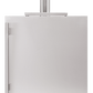 True Caliber TUR24DDRSSC 24 Inch Undercounter Beverage Dispenser - Tap: Dual, Door: Solid Stainless - Stainless Steel Finish, Stainless Steel Hardware, Right Hinge