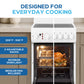 Avanti CERU200P0W Avanti 20-Inch Freestanding Electric Range With Ceramic Glass Cooktop, In White (Ceru200P0W)