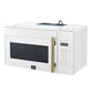 Forno FOTR303830WHT Forno Fornace 30-Inch Over The Range Convection Microwave, White - 1.5 Cu.Ft, 300 Cfm Vent, Touch Control, Led Light