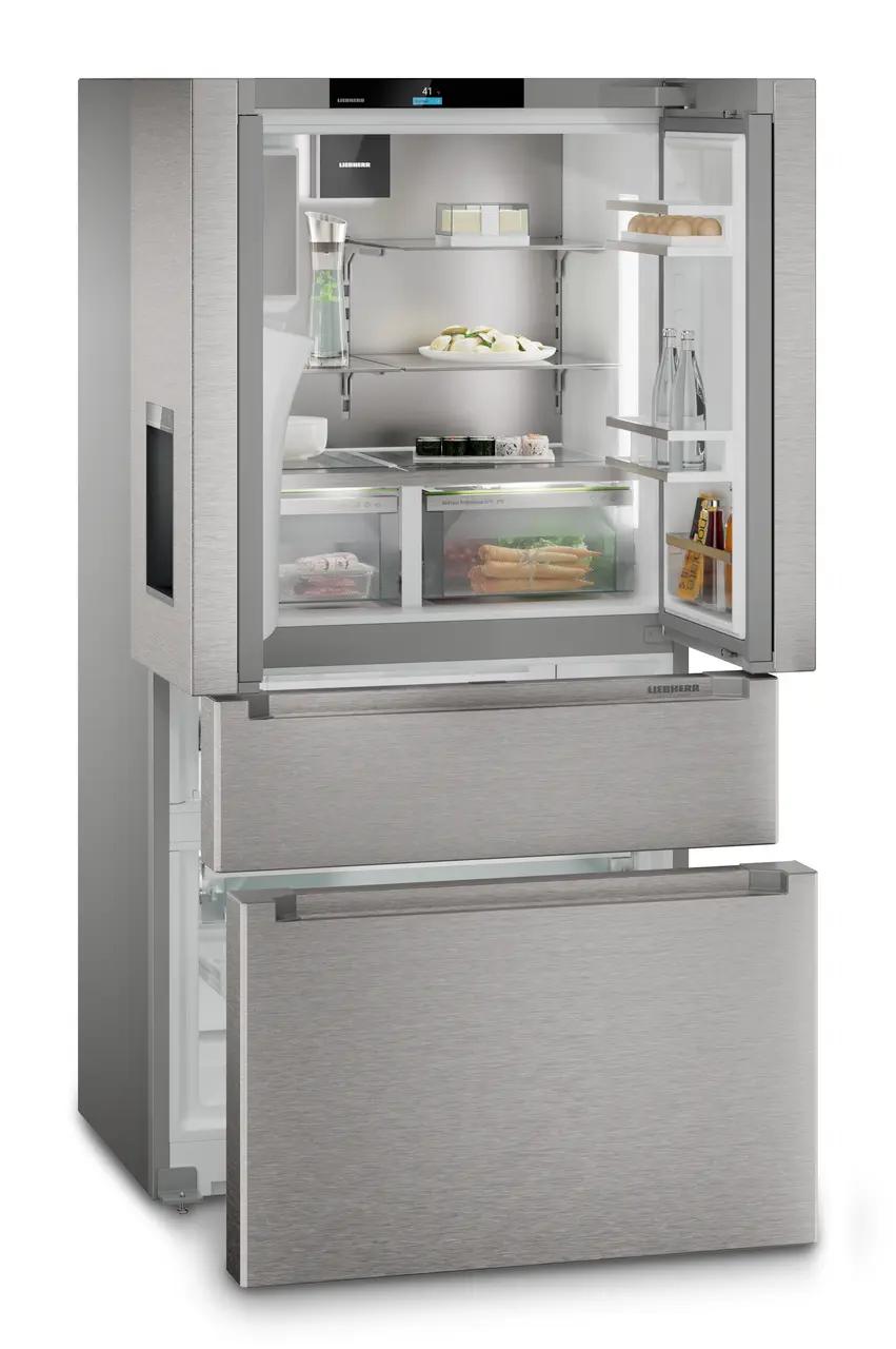 Liebherr FDBHC36S French Door Fridge-Freezer With 2 Freezer Drawers And Water And Ice Cube Dispenser