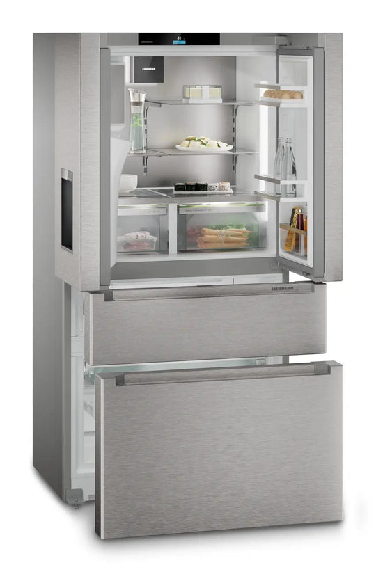 Liebherr FDBHC36S French Door Fridge-Freezer With 2 Freezer Drawers And Water And Ice Cube Dispenser