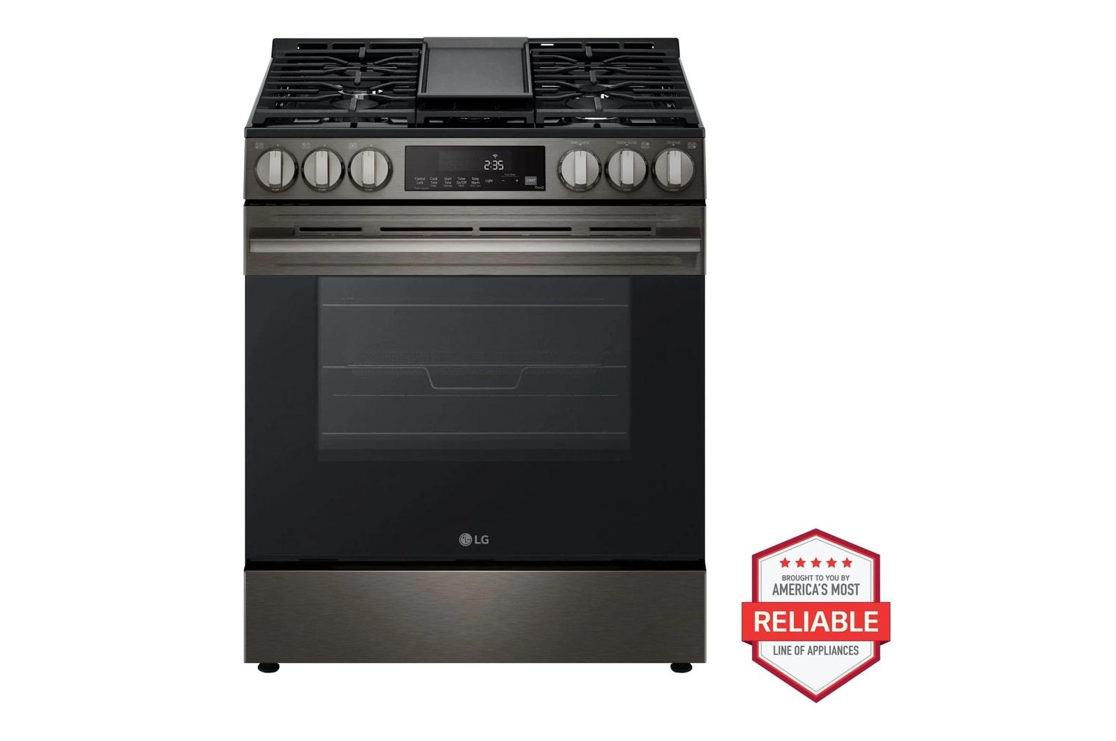 Lg LSGL5833Z 5.8 Cu. Ft. Smart Gas Slide-In Range With Convection, Air Fry And Easyclean®