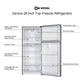 Verona VEFTF2817RSL Verona Veftf2817Rsl 28 Inch Top Freezer Refrigerator With 17.6 Cu. Ft. Total Capacity, Reversible Doors, Recessed Handle, Energy Star (Stainless Steel Look)
