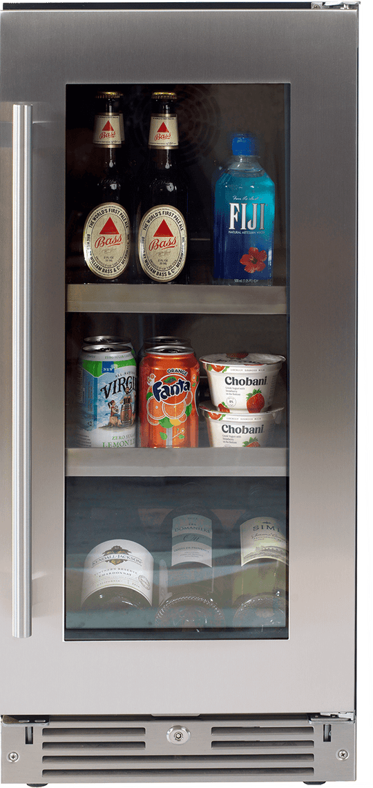 Xo Appliance XOU15BCGSX 15" Beverage Center, Stainless Steel Glass, Field Reversible Hinge