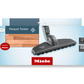 Miele SBB3003PQTWISTER Swivelneck Parquet Floorhead - For Gentle And Effortless Cleaning Of Sensitive Hard Floors.