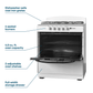 Element Appliance EEGR3A4MCCW Element Electronics 4.0 Cu. Ft. 30