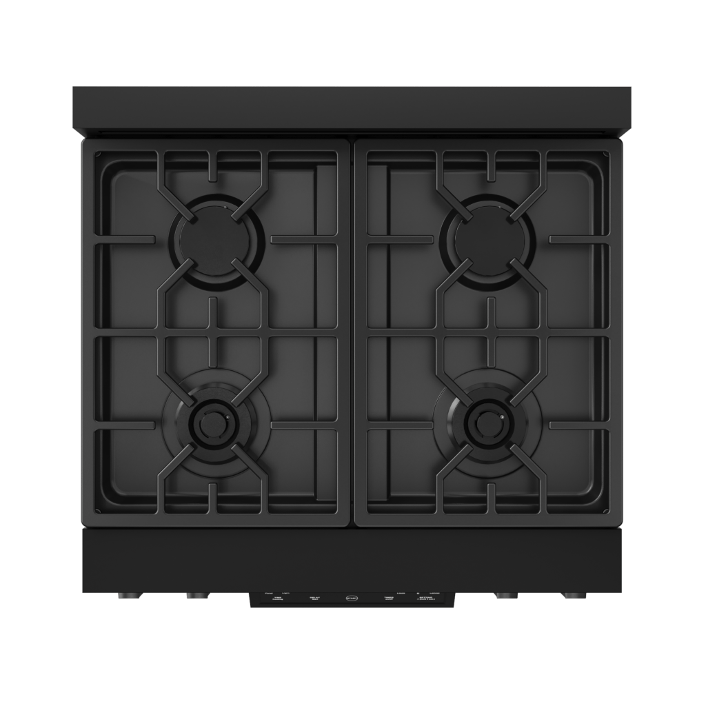 Thor Kitchen RSG30B 30 Inch Professional Gas Range With Tilt Panel Touch Control In Black Gordon Ramsay Series - Rsg30B