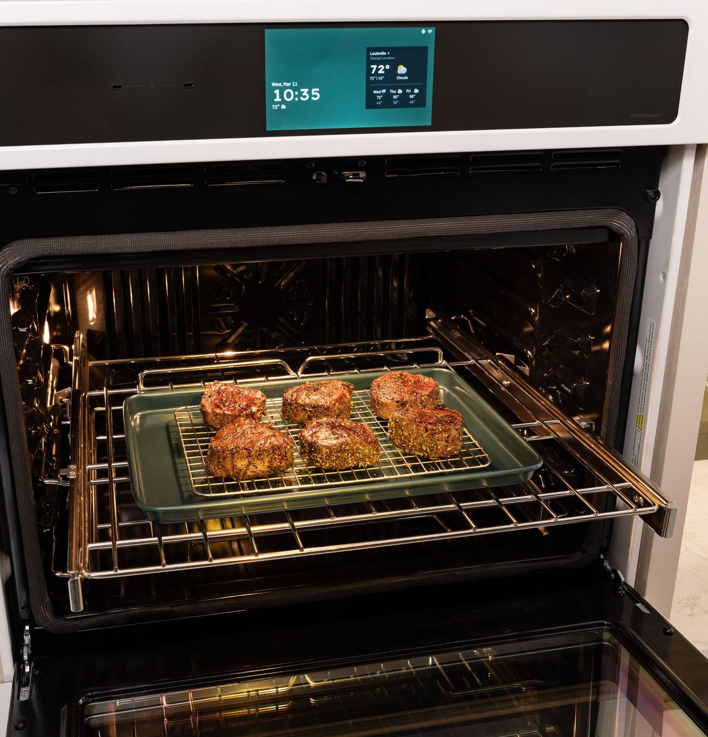 Cafe CTD90DP4ZW2 Café™ Professional Series 30" Smart Built-In Convection Double Wall Oven