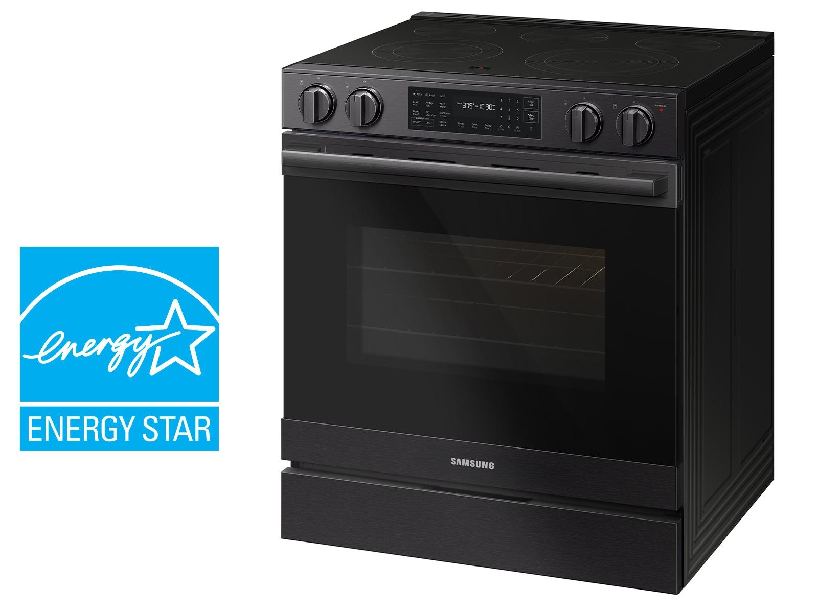 Samsung NSE80H63SE Bespoke Smart Slide-In Electric Range Pro Style Design Air Fry Max True Convection