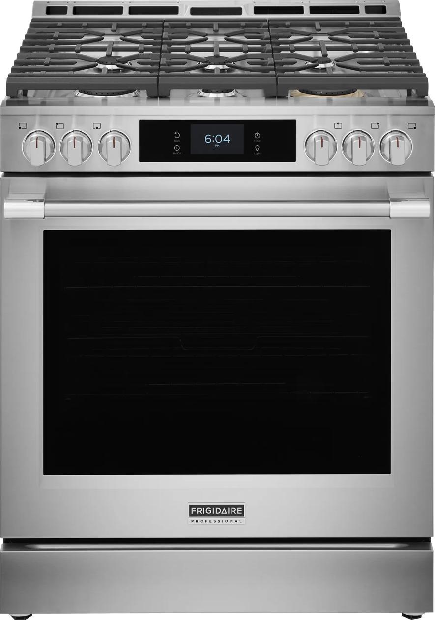 Frigidaire PCFG3085BF 30" Gas Range With Stone-Baked Pizza