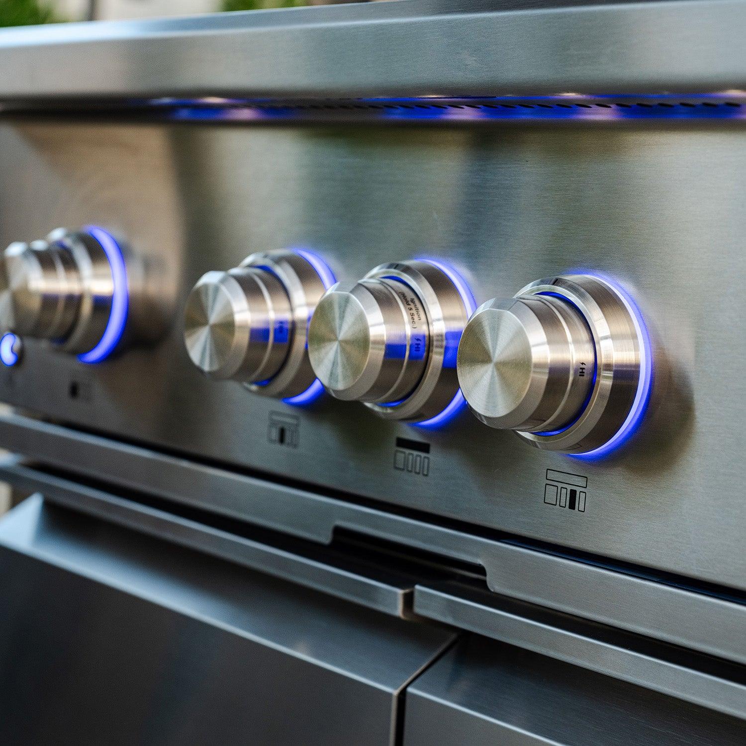 Thor Kitchen TPG3601G 36-Inch 4-Burner Built-In Gas Grill With Sear/Rear Infrared Burner & Rotisserie