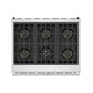Thor Kitchen XRG36E 36 Inch X Series Premium Professional Gas Range