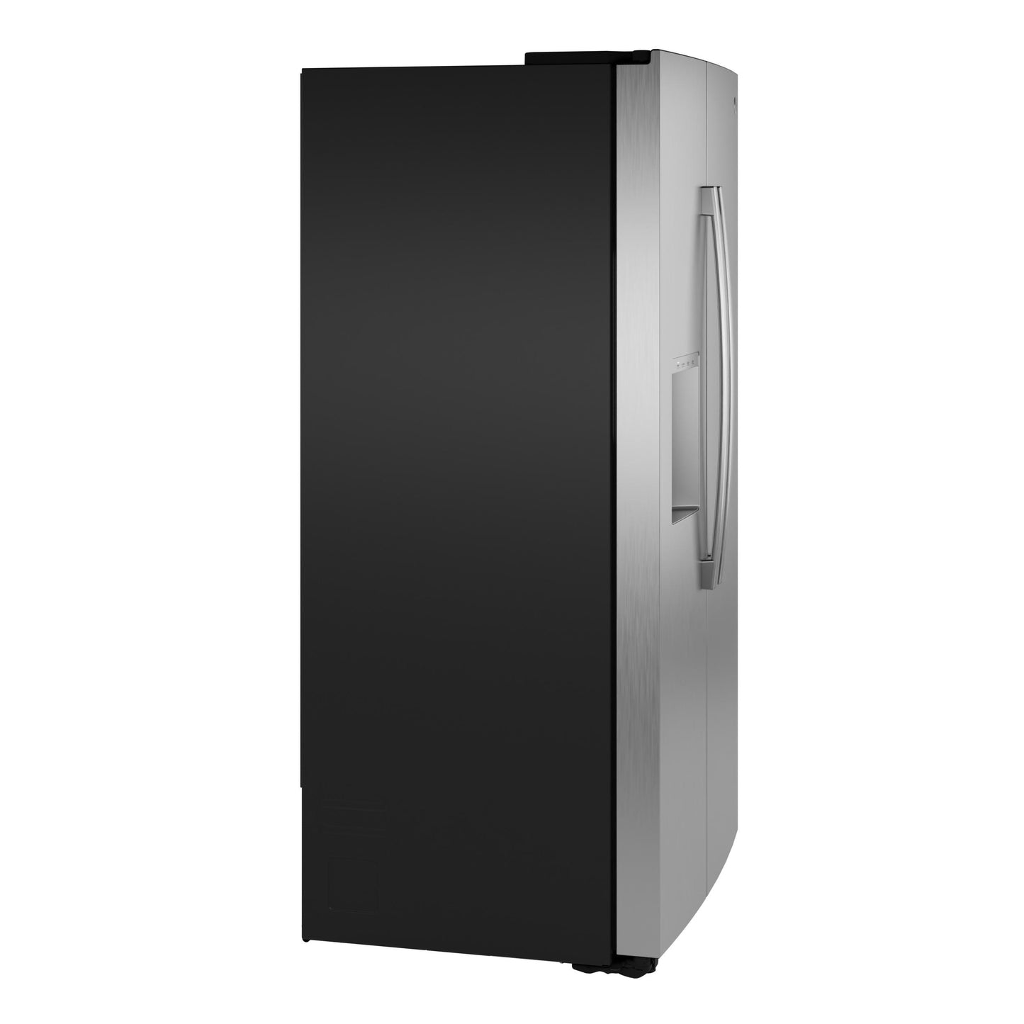 Ge Appliances GZS24PYYFS Ge® 23.5 Cu. Ft. Counter-Depth Side-By-Side Refrigerator With Led Light Walls And Extra Tall Dispenser