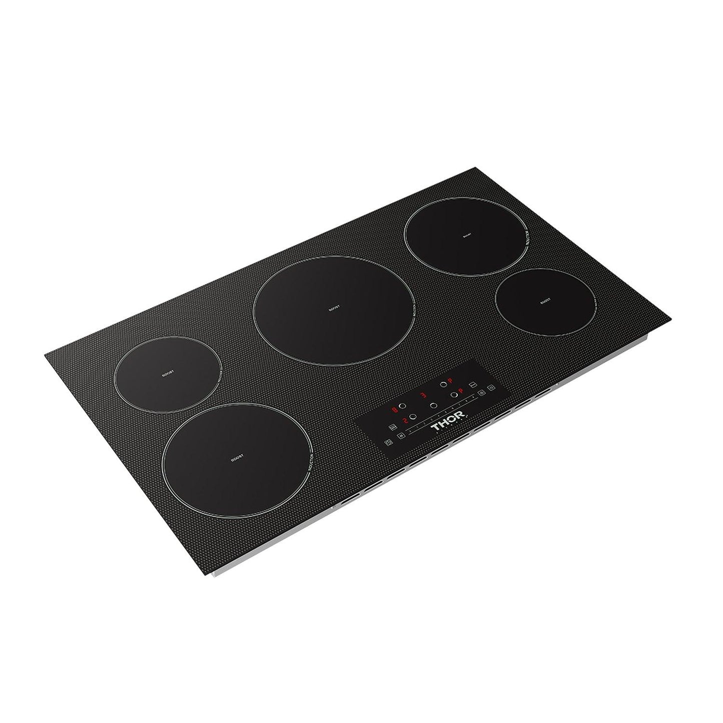 Thor Kitchen PIH36 36 Inch 5-Element Induction Cooktop In Black With Touch Controls