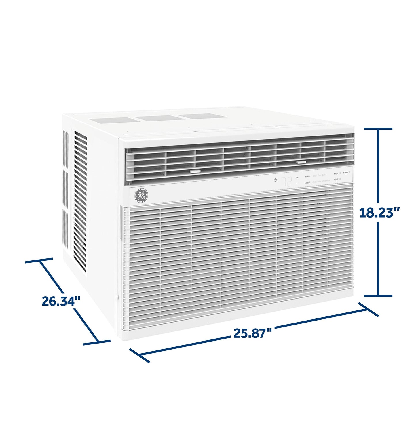 Ge Appliances AWCS18WWF Ge® 18,000 Btu Smart Electronic Window Air Conditioner For Extra-Large Rooms Up To 1000 Sq. Ft.