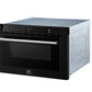 Forno FMWDR300024BLK Forno Capoliveri Espresso 24-Inch Microwave Drawer, Black, 1.2 Cu.Ft, 1500 Watts, Built-In, Touch Control Lcd Display, Auto-Touch Open/Close, 11 Power Levels, Sensor Cooking