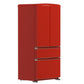 Forno FFFFD179133RED Forno Luigi 33-Inch French Door Refrigerator, 18 Cu.Ft, Red Finish, Handle-Free Design, Energy Star Certified