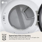 Lg DLE3420W 7.4 Cu. Ft. Ultra Large Capacity Smart Front Load Electric Dryer