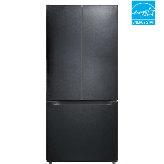 Element Appliance ERFD19CGCB Element 18.4 Cu. Ft. French Door Refrigerator - Black