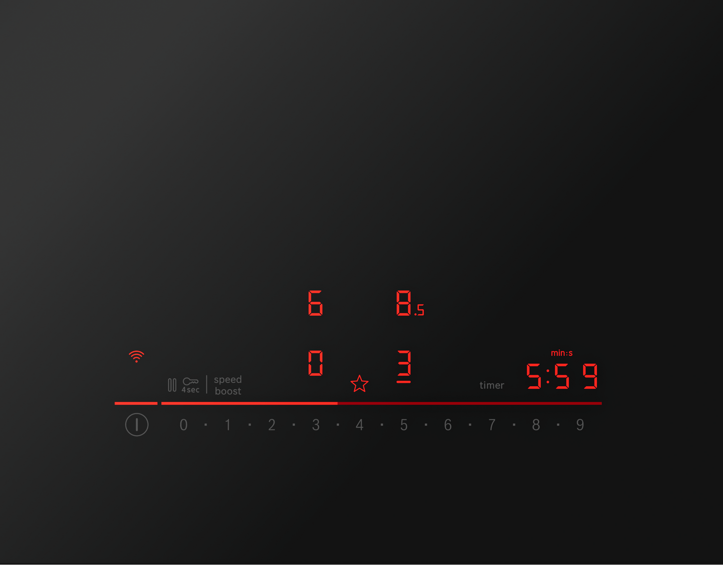 Bosch NIT5063UC 500 Series, Induction Hob, 30'', Surface Mount Without Frame