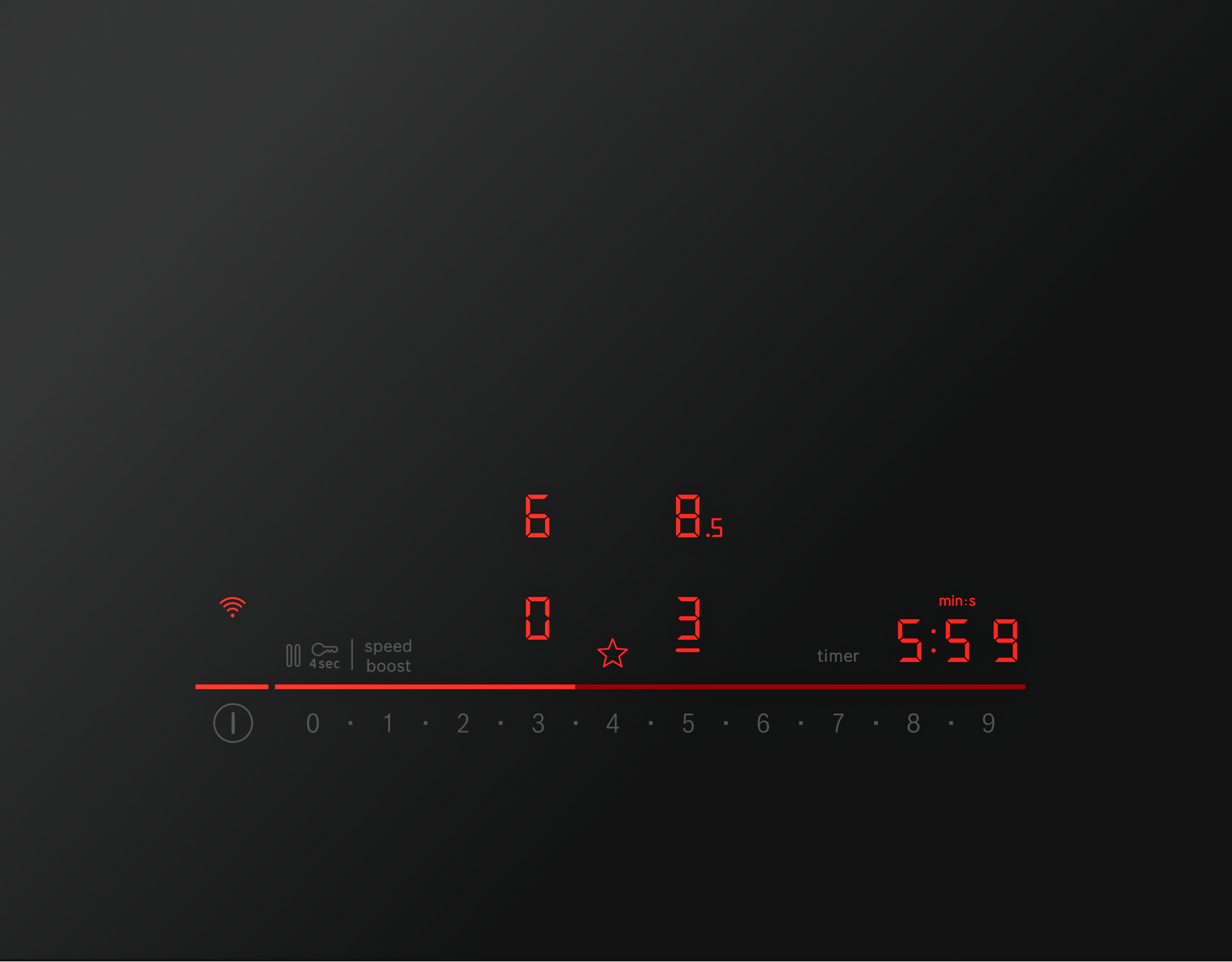 Bosch NIT5063UC 500 Series, Induction Hob, 30'', Surface Mount Without Frame