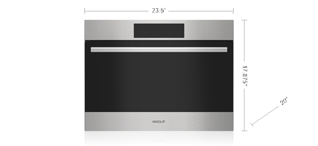 Wolf MDD2450TEST 24" E Series Transitional Drop-Down Door Microwave Oven