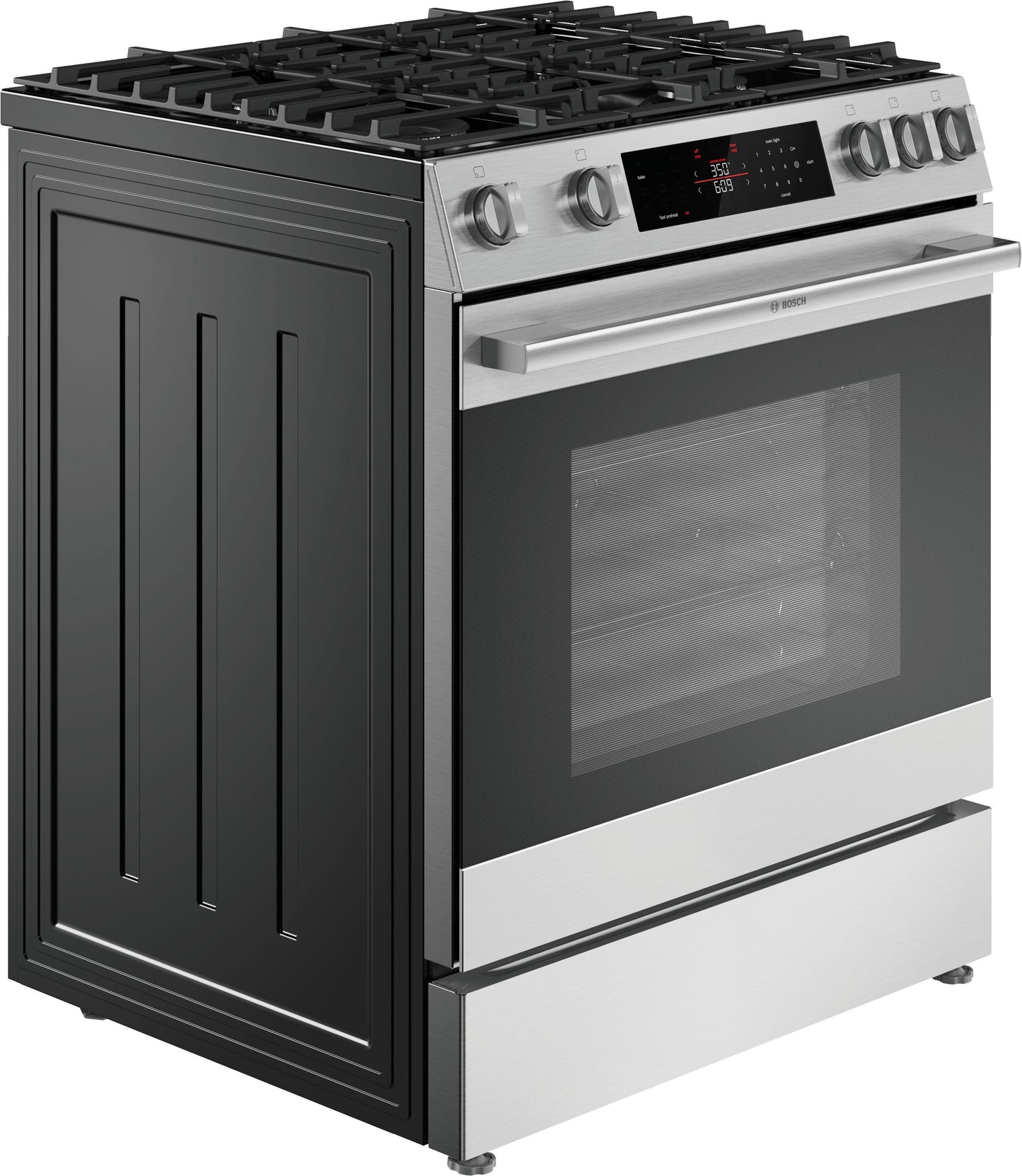 Bosch HGF3050MUC 100 Series, Freestanding Gas Cooker, Stainless Steel