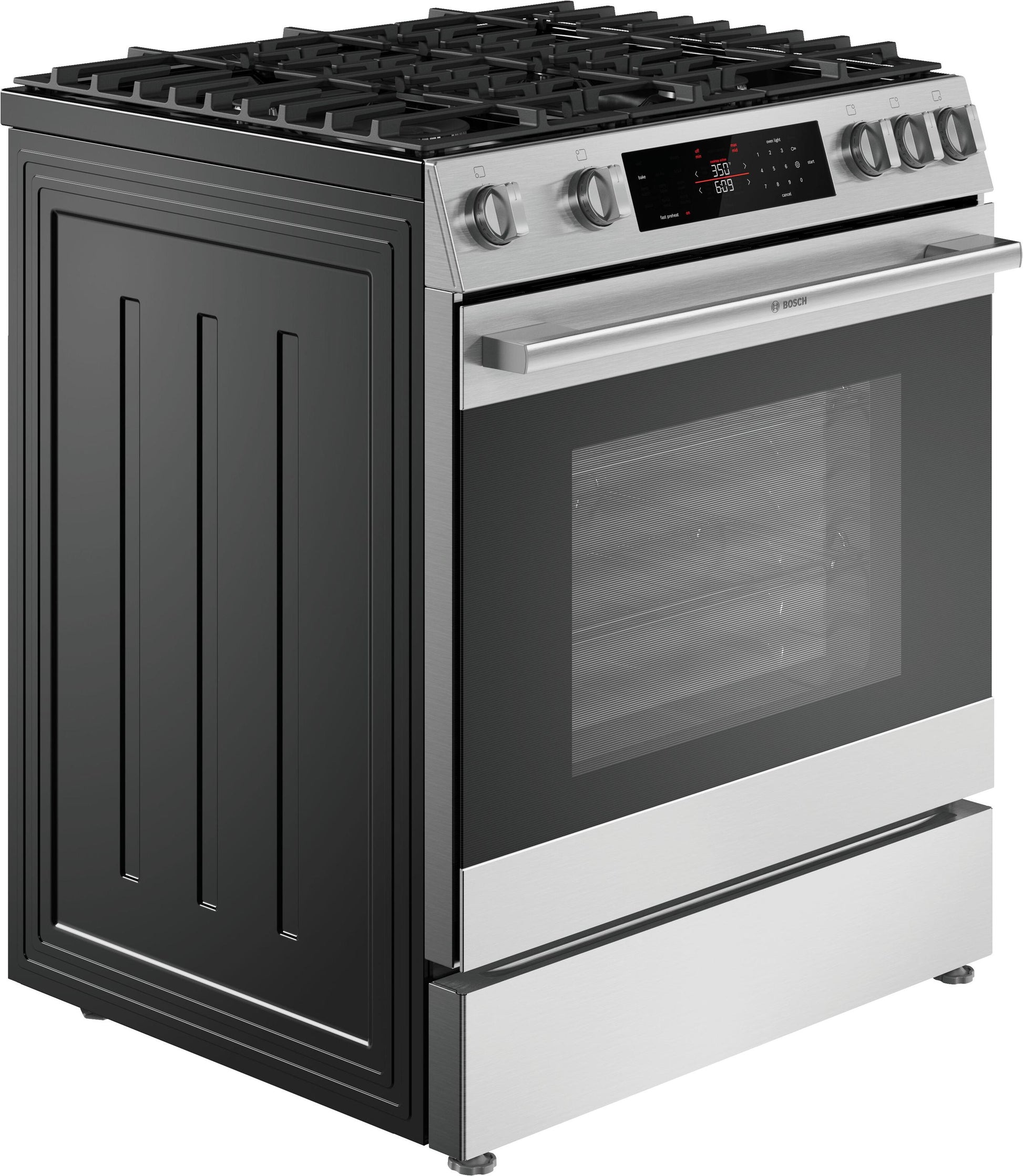 Bosch HGF3050MUC 100 Series, Freestanding Gas Cooker, Stainless Steel