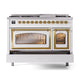 Ilve UN48FNMPWHGLP Ilve Un48Fnmpwhglp Nostalgie Ii Noblesse 48