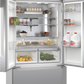 Bosch B36CT84ENS 800 Series, French Door Bottom Freezer, Multi Door, 36'', Brushed Steel (With Anti-Fingerprint), Total No Frost