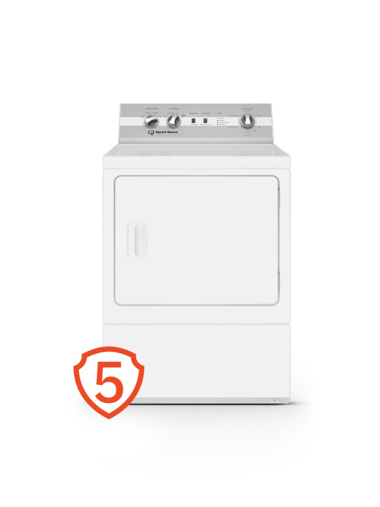 Speed Queen DC5004WE Dc5 Sanitizing Electric Dryer With Pet Plus™ Extended Tumble Steam 5-Year Warranty