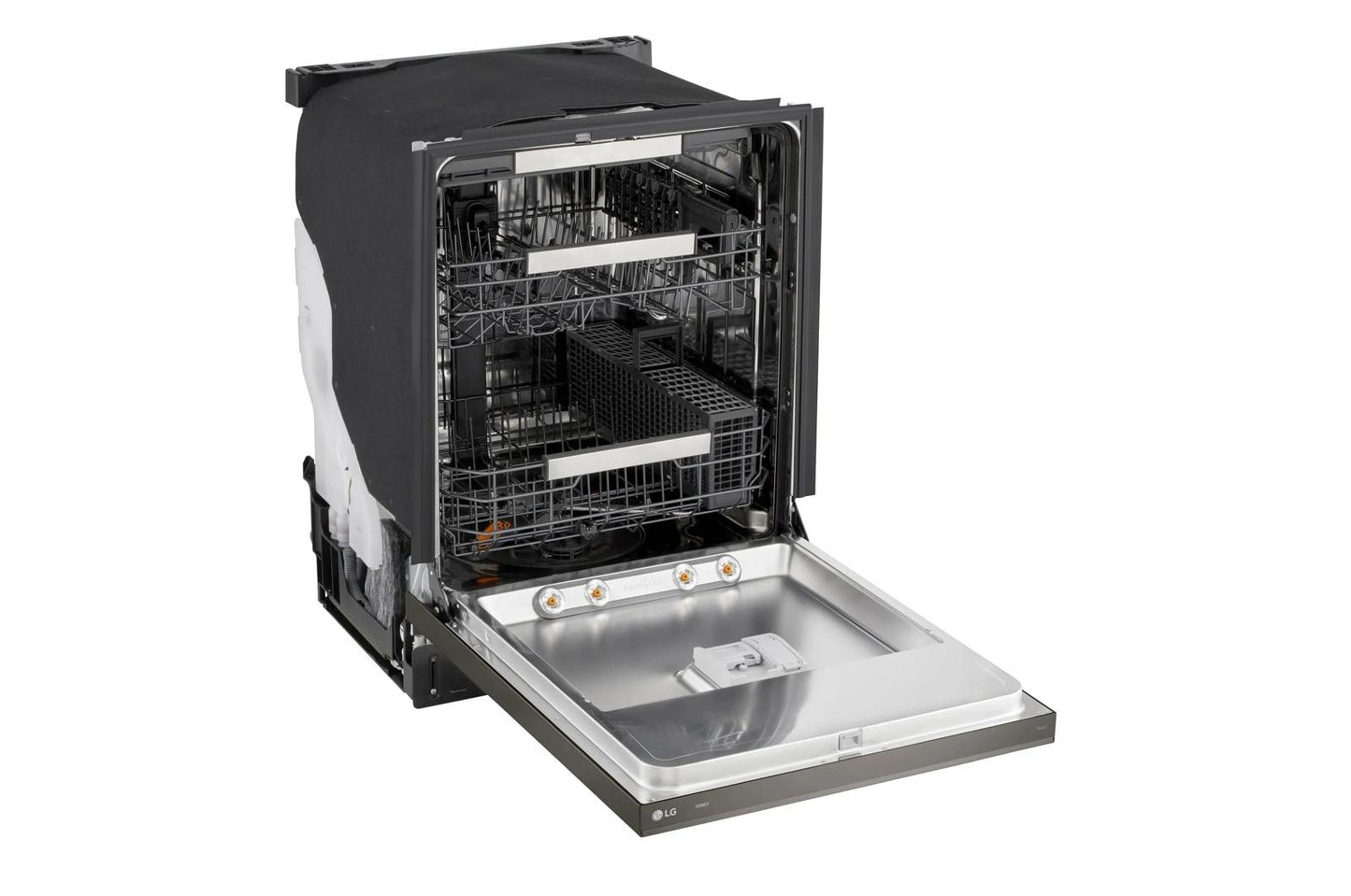 Lg LDNPH753D Smart Flushfit™ Top Control Dishwasher With 1-Hour Wash & Dry, Quadwash® Pro, Truesteam® And Dynamic Heat Dry™ W/Autovent Dry™