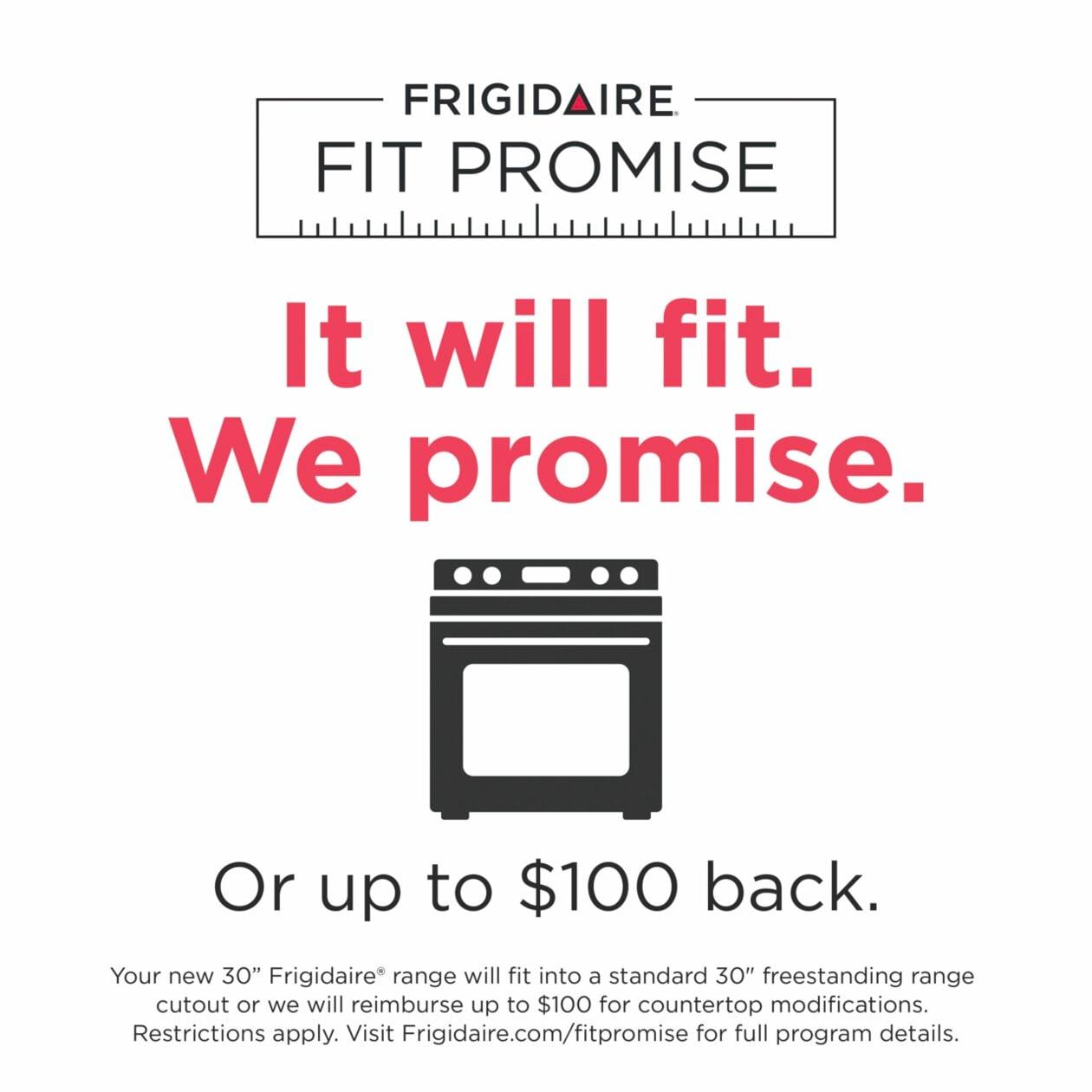 Frigidaire GCFG3070BF 30" Front Control Gas Range With Stone-Baked Pizza
