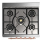 Ilve UM30QNR3MBPLP Ilve Um30Qnr3Mbplp Majestic Iii 30 Inch Dual Fuel Range With 5 Black Brass Burners, Dual Function Burner Up To 25,000 Btu (Liquid Propane, Solid Door, Midnight Blue, Copper)