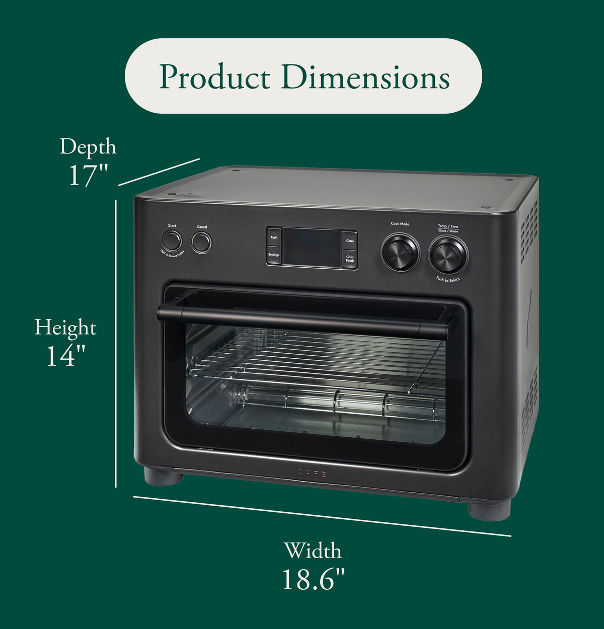 Cafe C9OADA1ZD5 Café™ Couture™ Toaster Oven With Air Fry