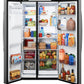 Ge Appliances GZS24PYYFS Ge® 23.5 Cu. Ft. Counter-Depth Side-By-Side Refrigerator With Led Light Walls And Extra Tall Dispenser