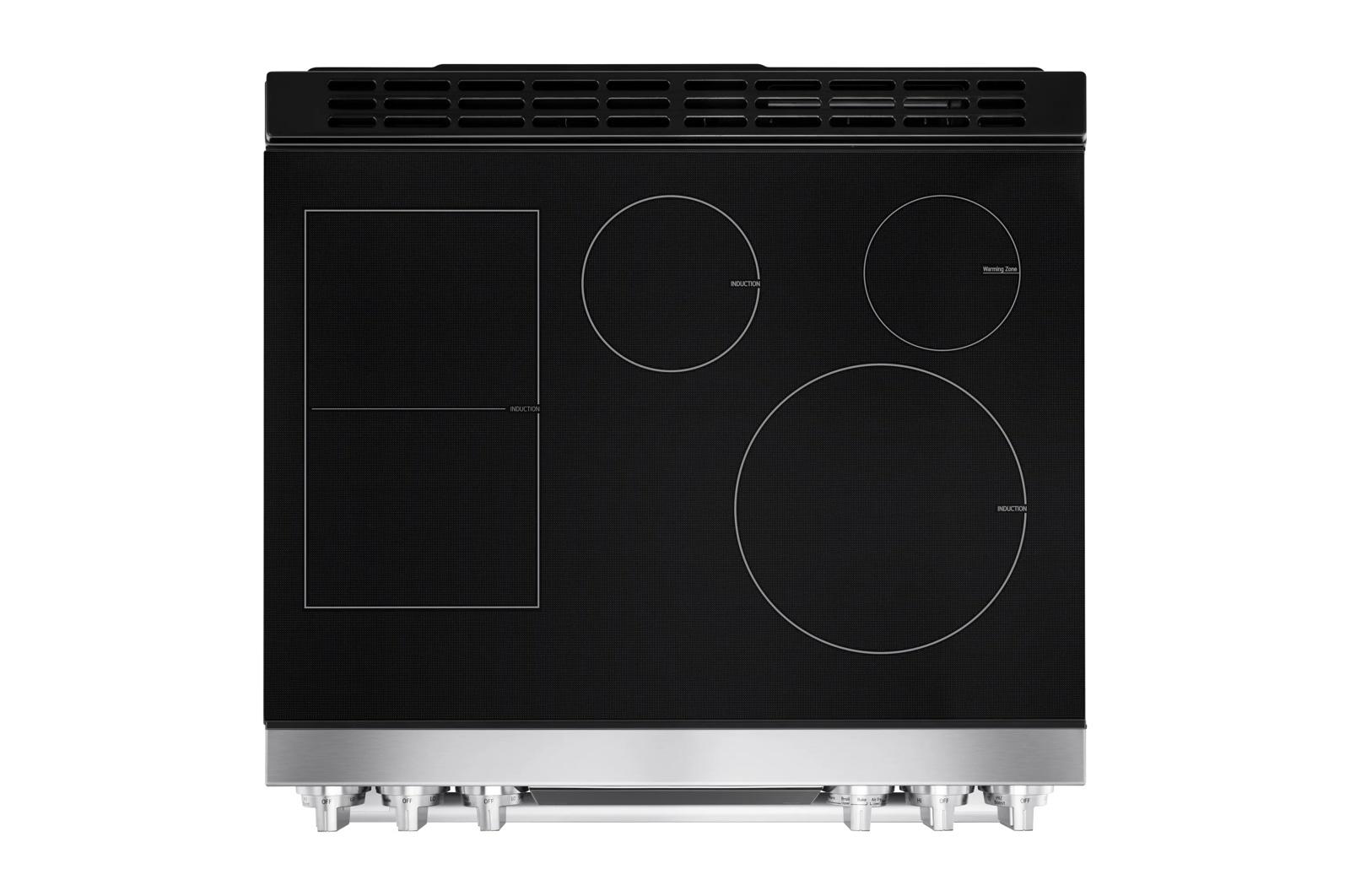 Lg LTIS7338XE Lg Studio 7.3 Cu. Ft. Double Oven Induction Slide-In Range With Probake® Convection And Air Fry