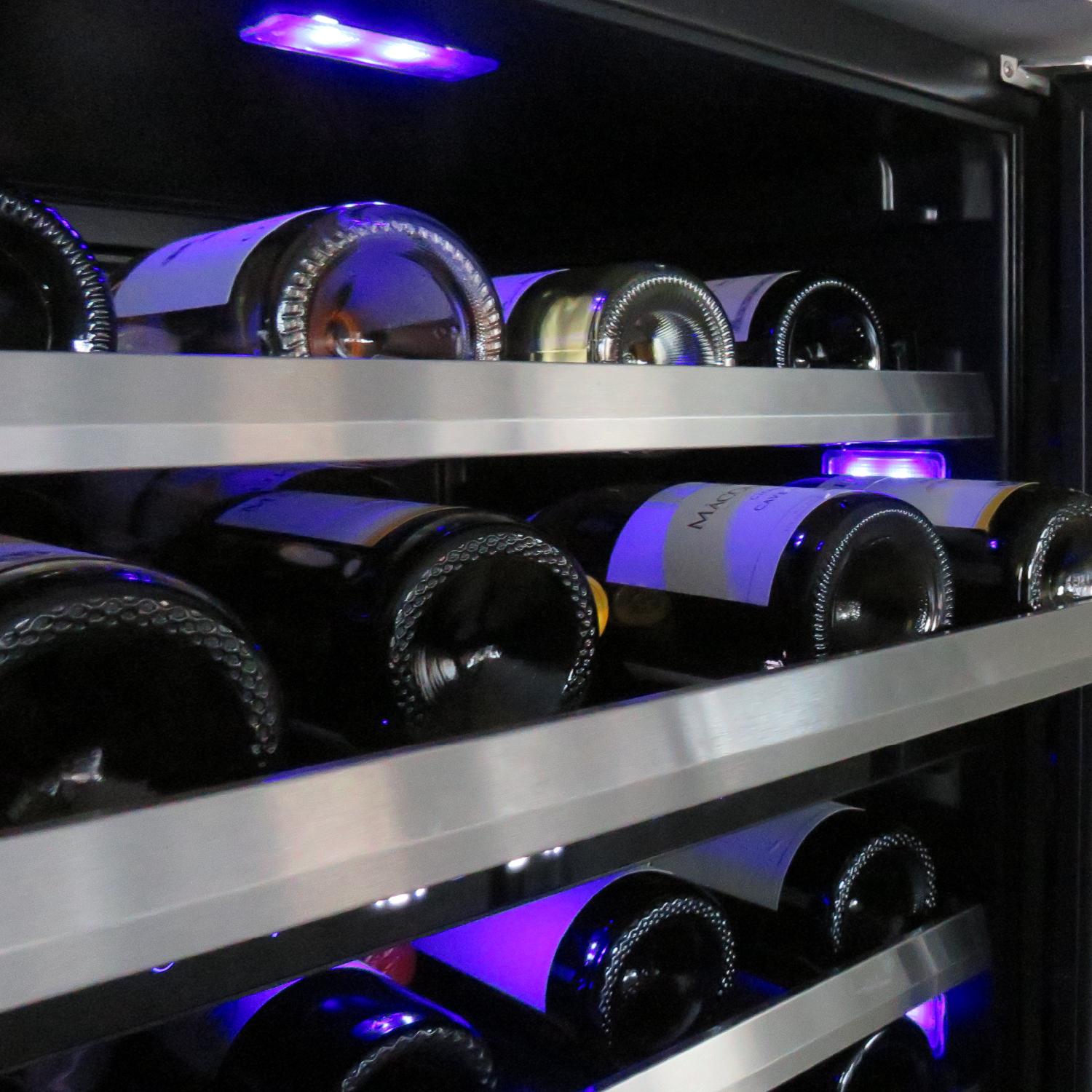 Xo Appliance XOU15WGSX 15" Wine Cooler, Stainless Steel Glass, Field Reversible Hinge