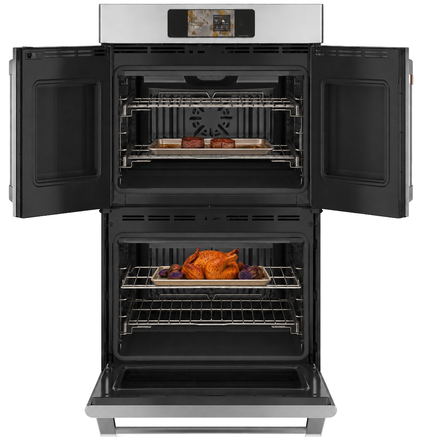 Cafe CTD90FP2ZS1 Café™ Professional Series 30" Smart Built-In Convection French-Door Double Wall Oven