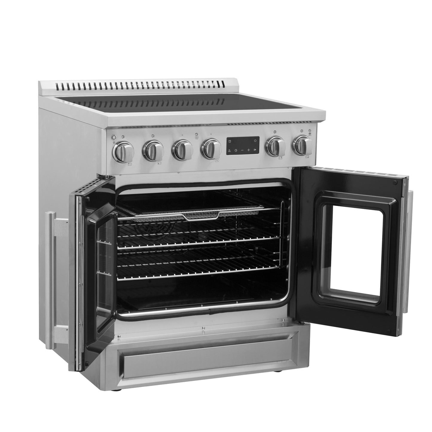 Forno FFSIN095030 Forno Torino 30 Inch French Door Induction Range With Air Fryer And True Convection Oven