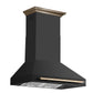 Forno FRHWM509536BLK Forno Aria 36 Inch Wall-Mounted Range Hood In Black