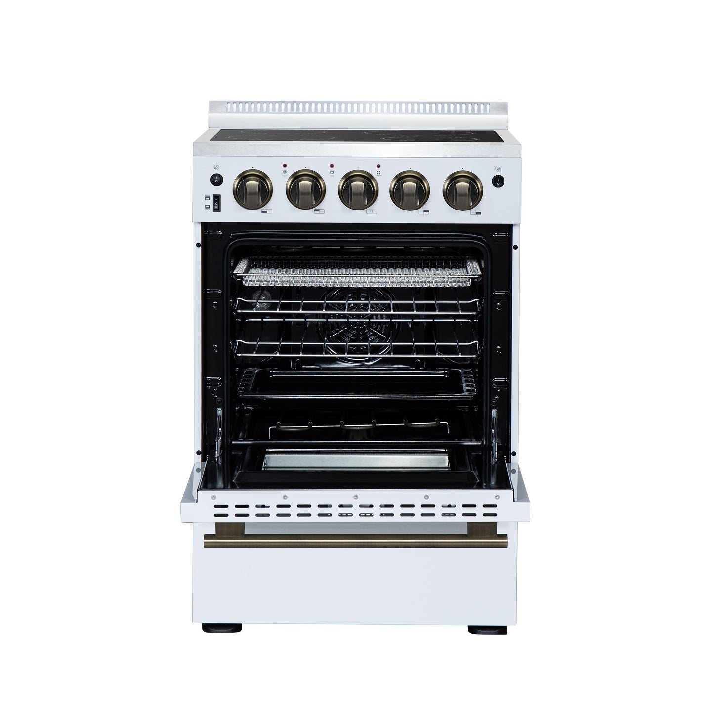 Forno FFSEL606924WHT Forno Loiano 24 Inch Freestanding Electric Range In White